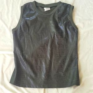 Vintage 2000s snake skin top